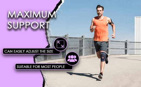 ALLIUMS Knee Brace for Working Out, Running & Injury Recovery