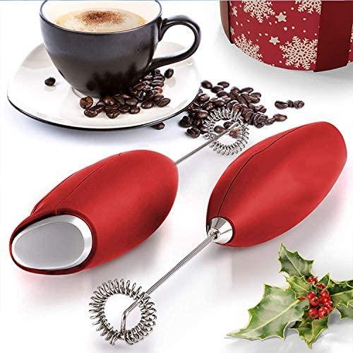 Stainless Steel Handheld Egg Beater And Milk Frother Battery